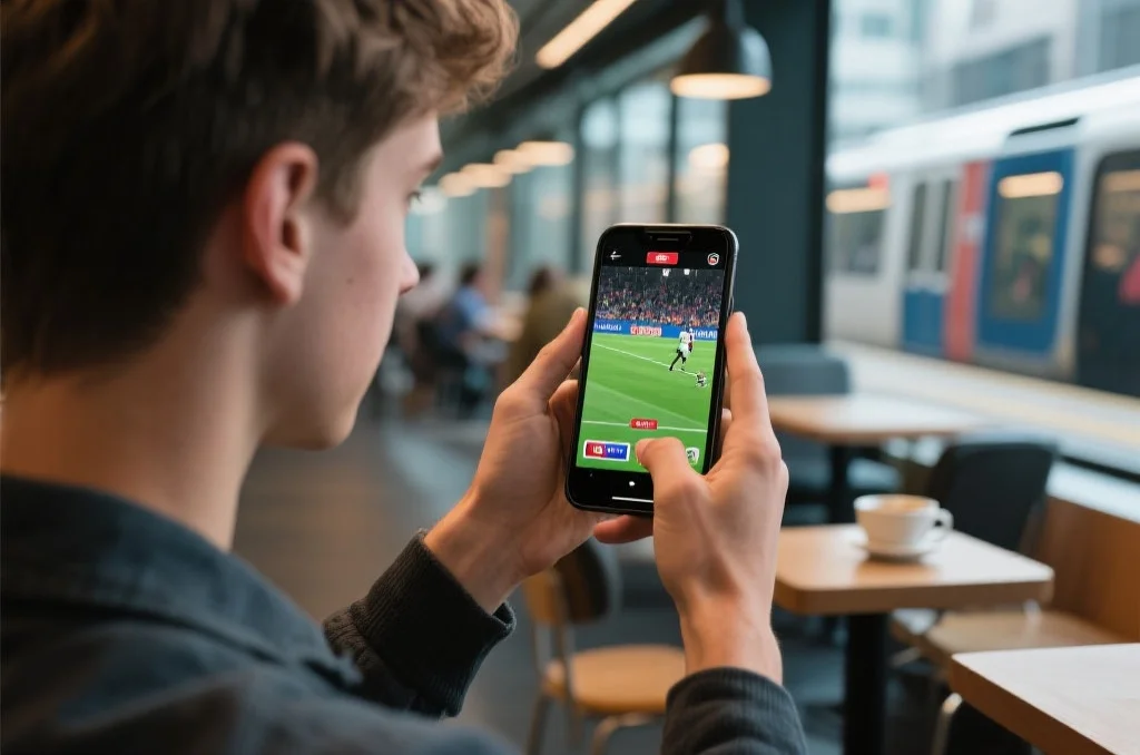 移动设备观赛场景