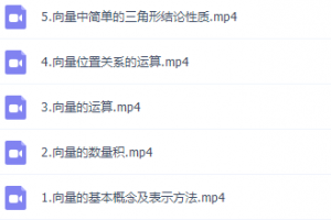 建哥指针数学之平面向量专题课程完结